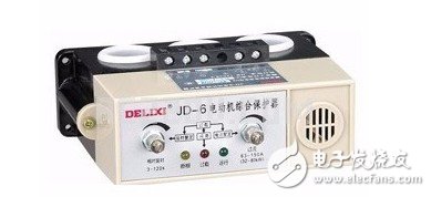 JD一6的電機(jī)保護(hù)器五個接線柱的接法圖