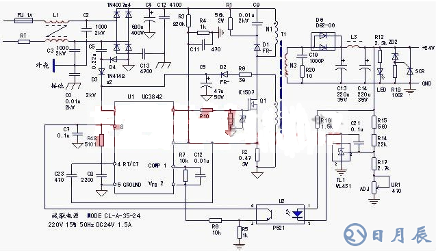 24v開關(guān)電源電路圖大全（五款模擬電路設(shè)計(jì)原理圖詳解）