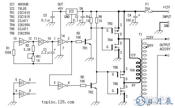 60v轉(zhuǎn)220v逆變器的電路制作（幾款逆變器電路設(shè)計原理圖）