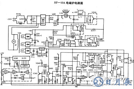 美的電磁爐電路圖大全（六款美的電磁爐電路設(shè)計(jì)原理圖詳解）