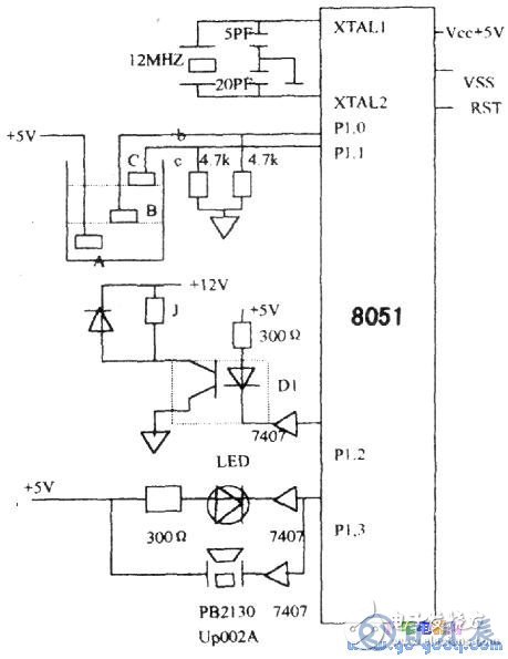 8051單片機(jī)供水系統(tǒng)水位控制的硬件電路設(shè)計(jì)