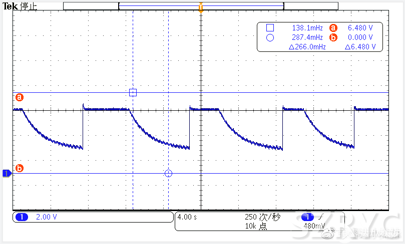 XXX6255+XXX6905 264V/650HZ FB短路波形